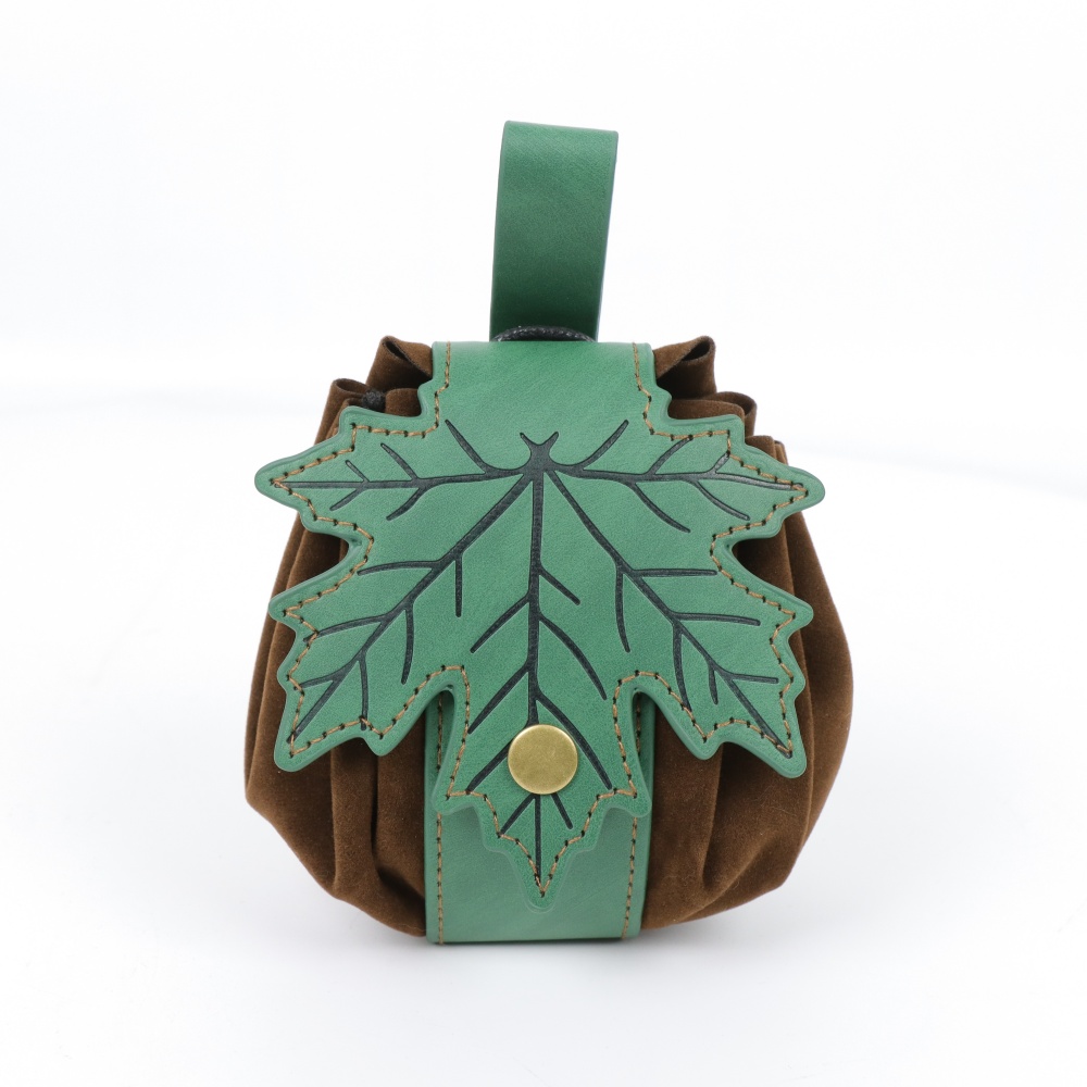 PU Leather Leaf Waist Bag for  - Costumes 评论和价格