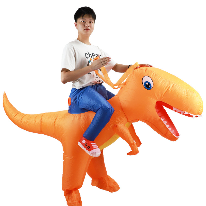 AdultHot Kids Green Inflatable - Inflatable Dinosaur Costume Adult 评论和价格