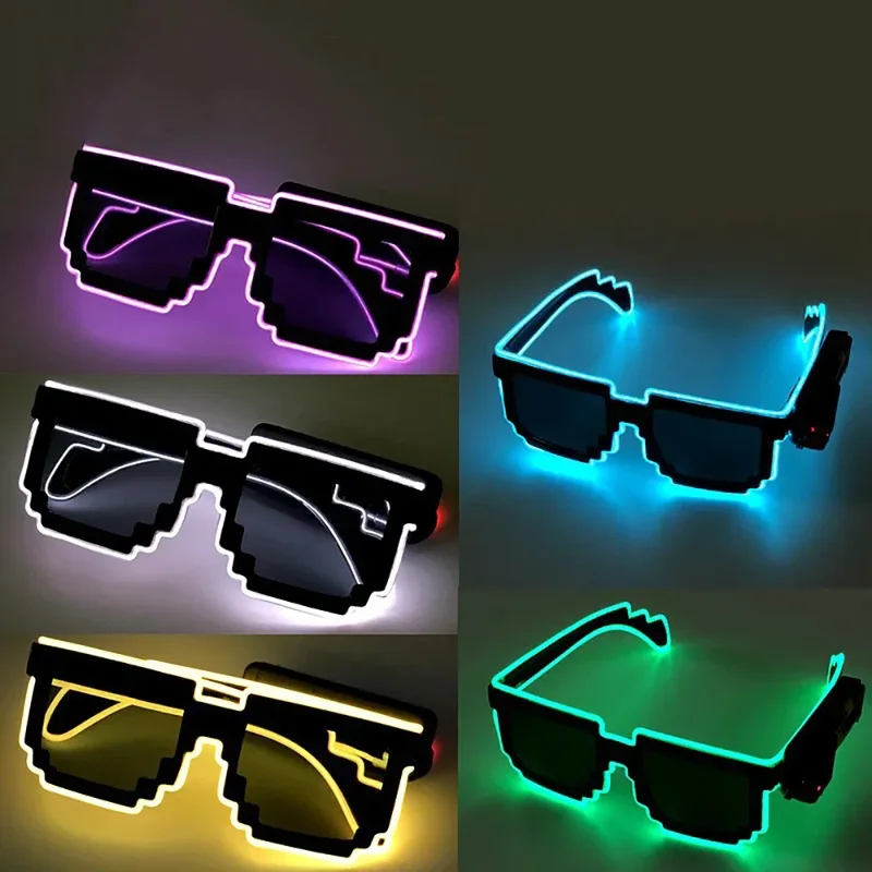 Wireless LED Light Up Glasses, - Glow In The Dark Party Glasses 评论和价格