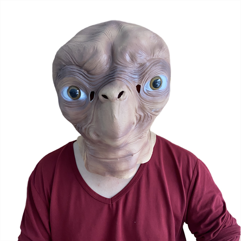 Realistic ET Alien Latex Mask  - Latex Alien Mask Realistic 评论和价格