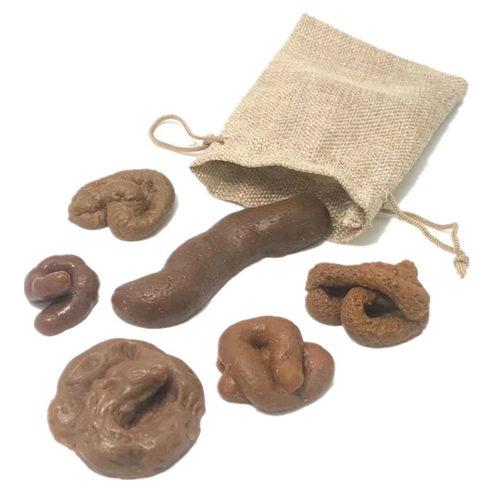 6Pcs Joke Tricky  Gadget Squis - Fake Poop Gag Gift 评论和价格